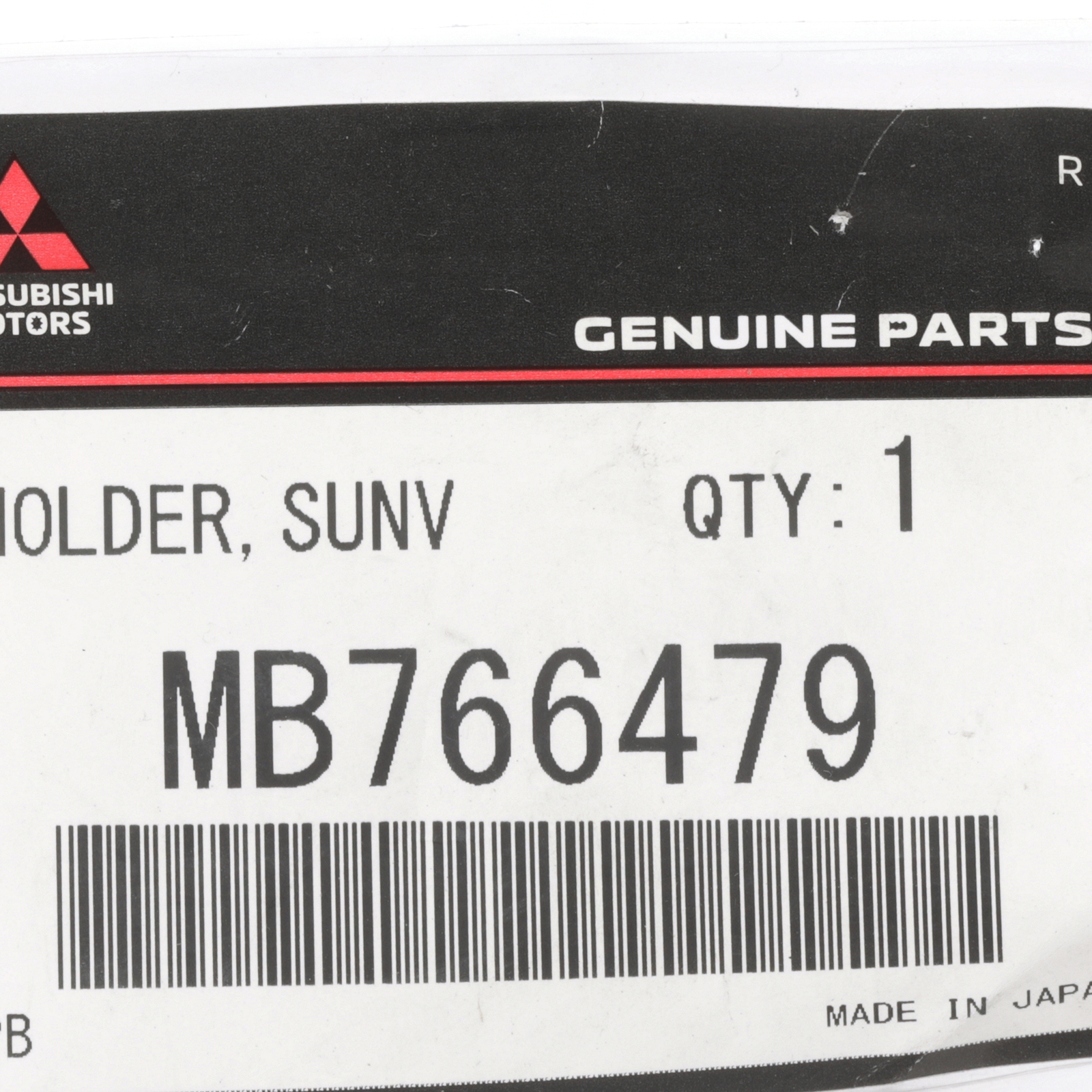 OEM 1995-2004 Genuine Mitsubishi Montero Sport Sun Visor Clip MB766479