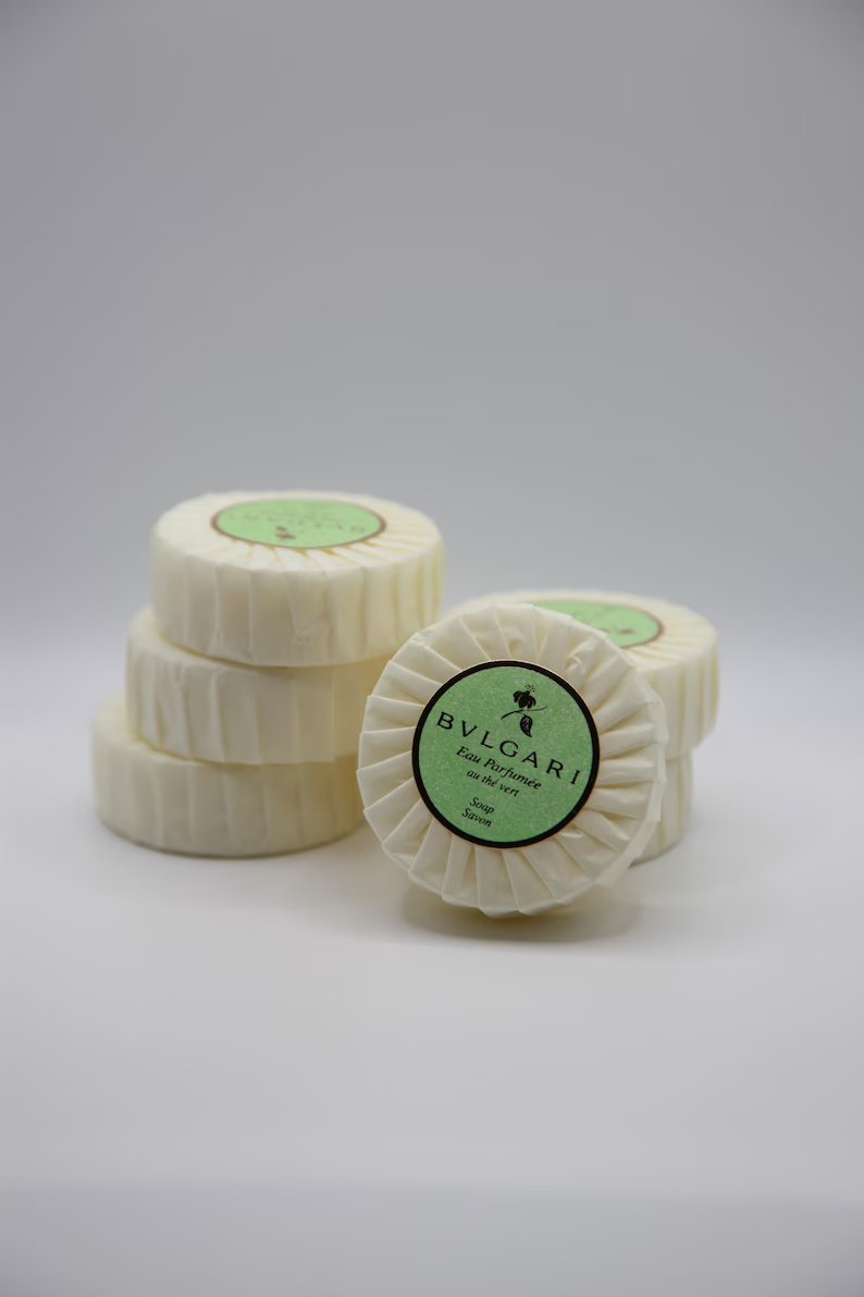BVLGARI au thé Vert (Green Tea) Soap - 1.7oz / 50g Pack Of 6