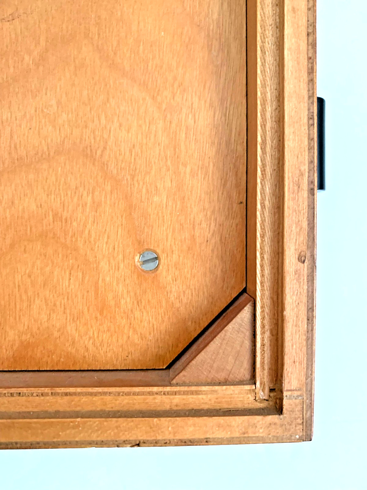 1930s Art Deco Barber Shop Cabinet Circle Glass Birdseye Maple Burton Chicago