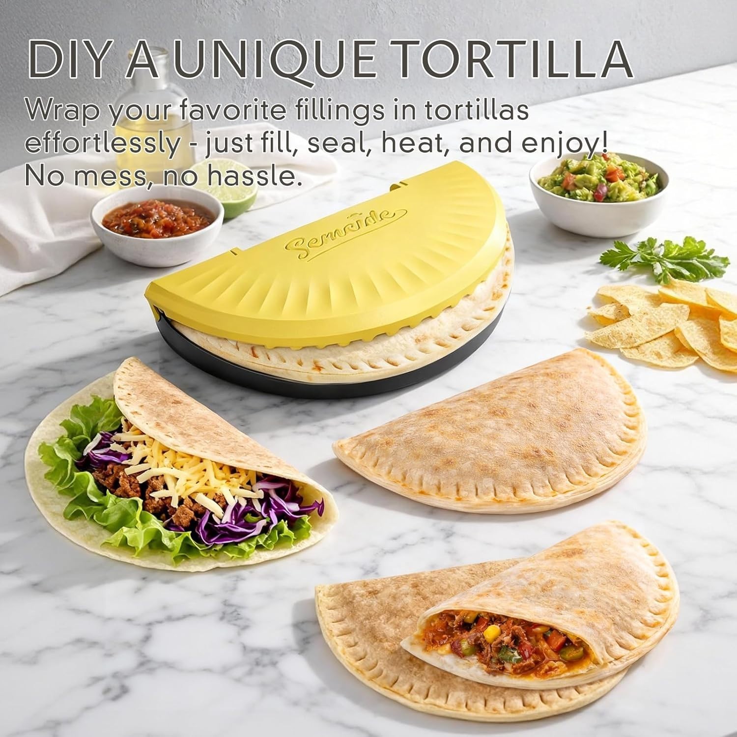8-10” Tortilla Sealer, Flour Tortillas | DIY Make Sealed Quesadillas，Tacos