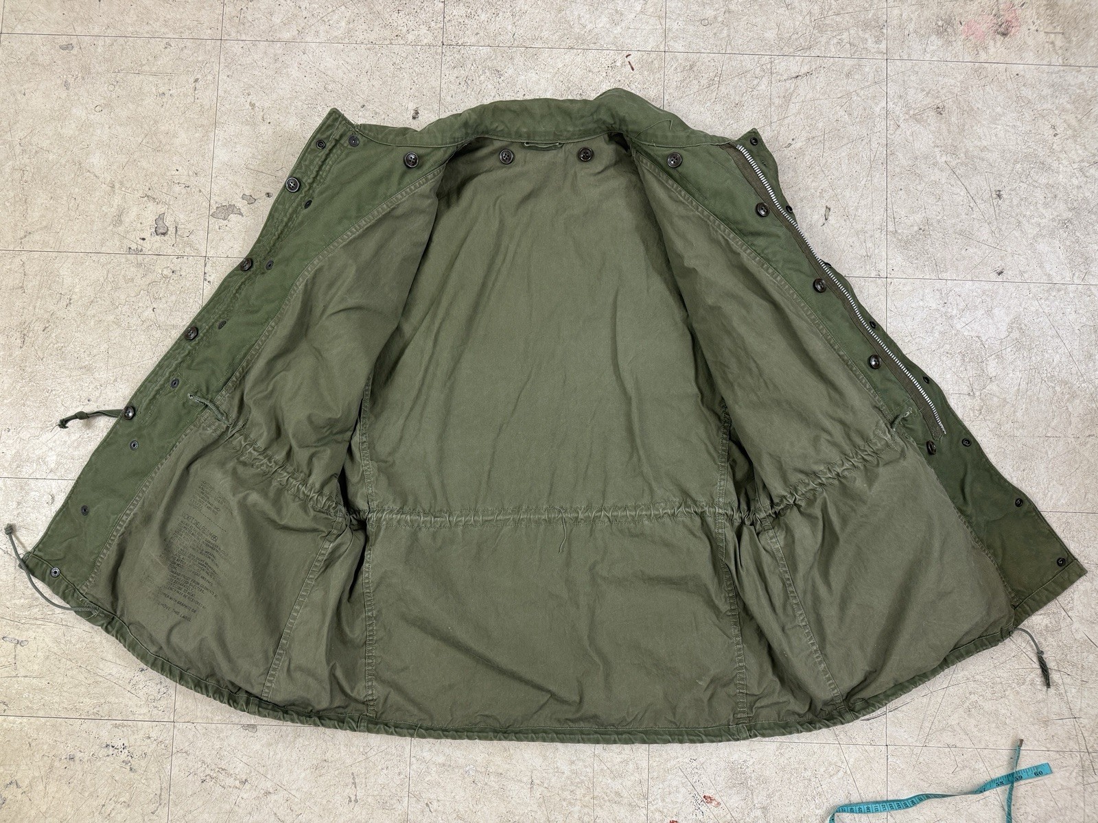 US Army M51 Field Jacket Large Regular 50s Vtg M-1951 OG107 1953