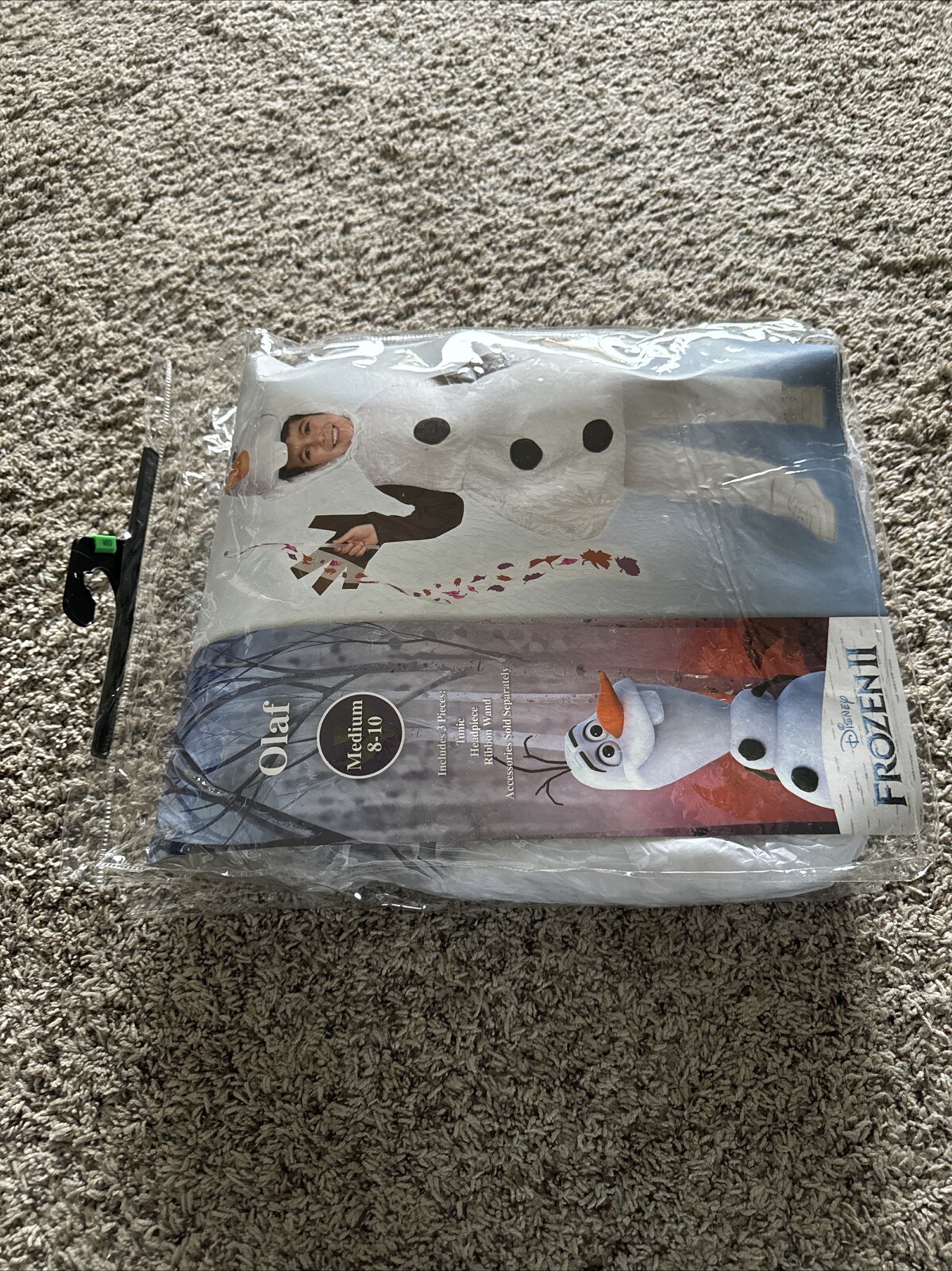 Disney's Frozen 2 Olaf Halloween Costume, Size Medium Ages 8-10 New