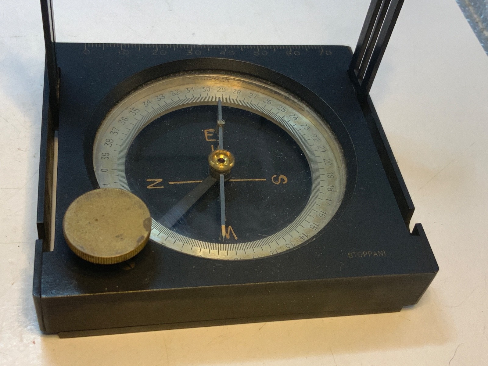 Stoppani Engineering Transit Compass c. late 19th Century Antique