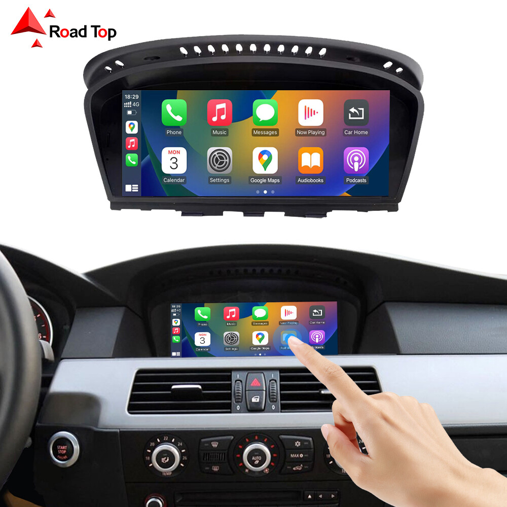 For BMW 3 5 Series E90 E91 E60 E61 E63 CCC Wireless CarPlay Auto Car TouchScreen