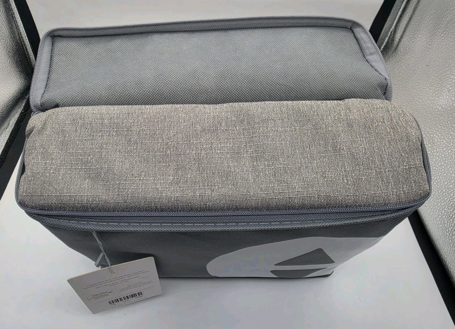 NWT Sleep Number Smart Skirt Bed Skirt KING Nickel (Grey) 14.5" Drop - 425585