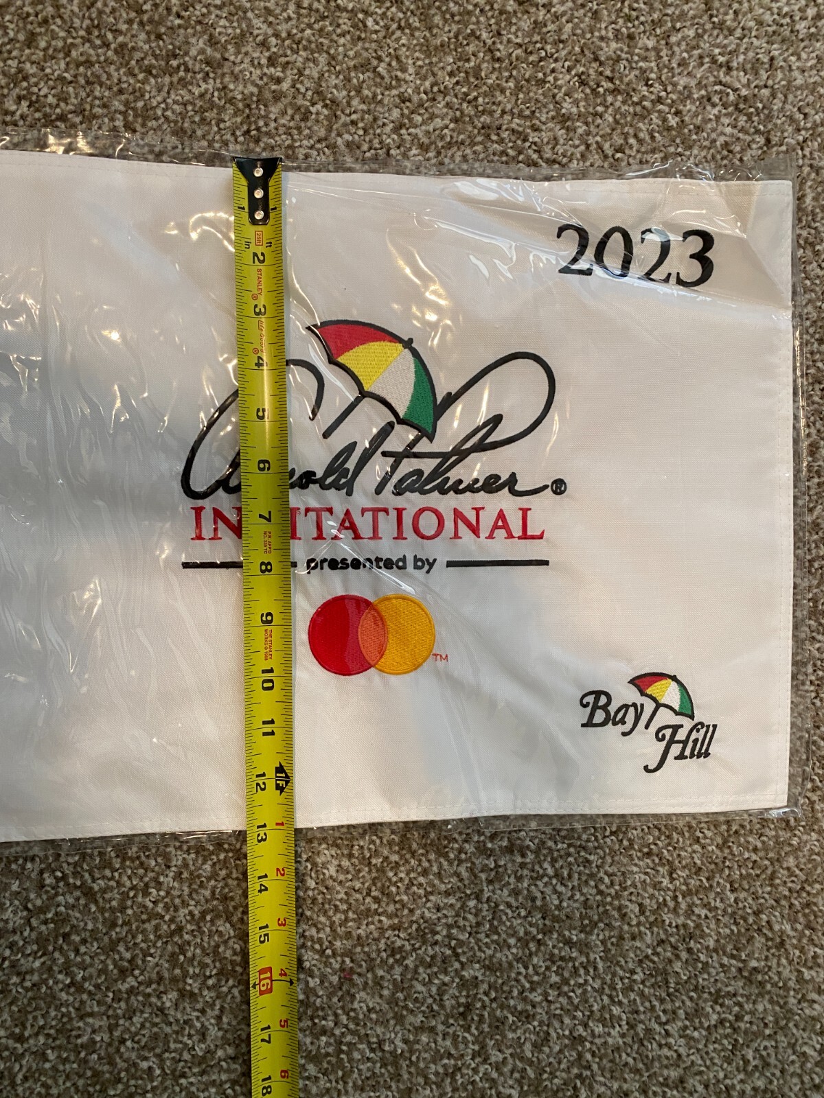 Arnold Palmer Invitational 2023 at Bay Hill Embroidered Pin Flag Golf PGA NEW