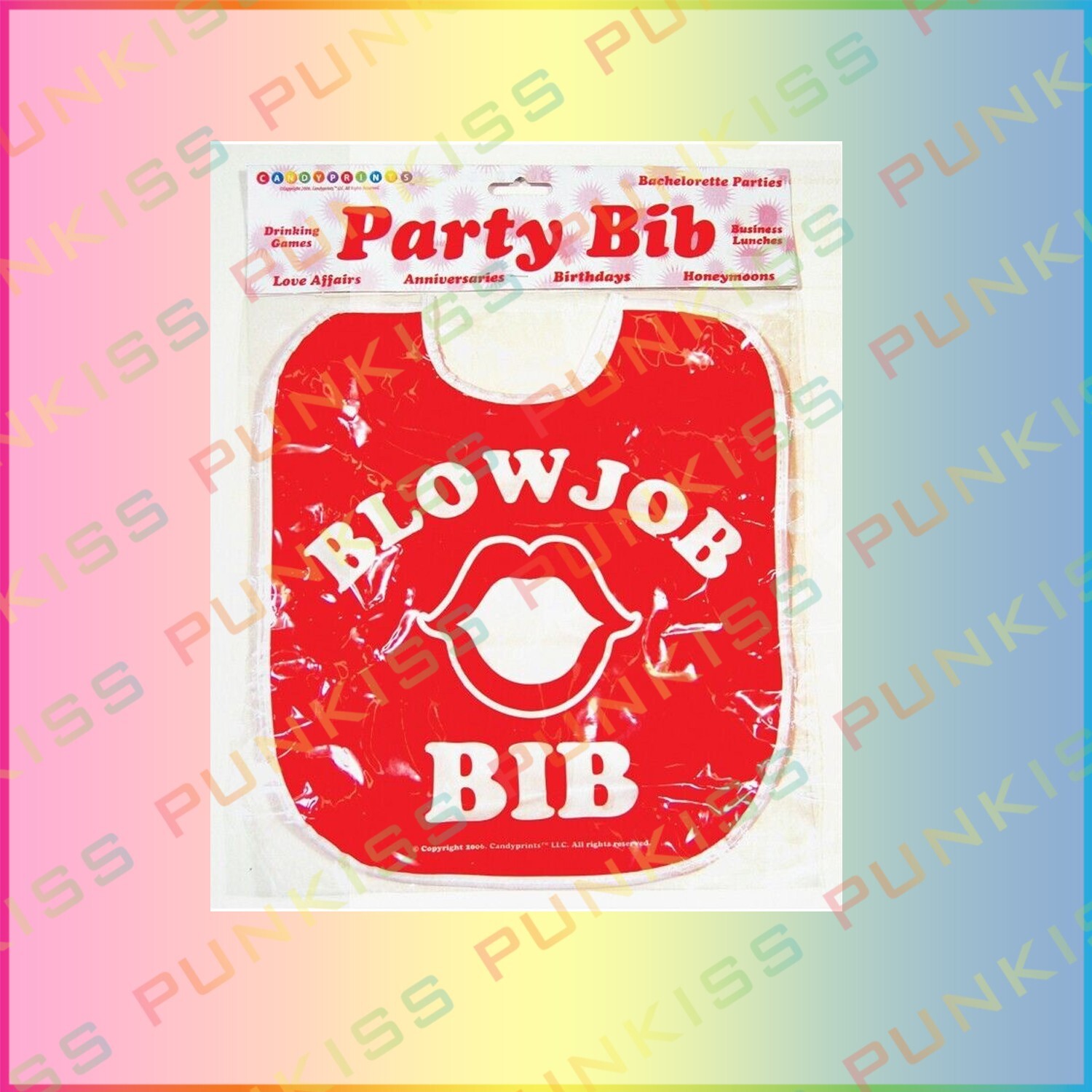 Bachelorette Party Favor Blowjob Bib💋Adult Fun Friends Party Game Gag Gift