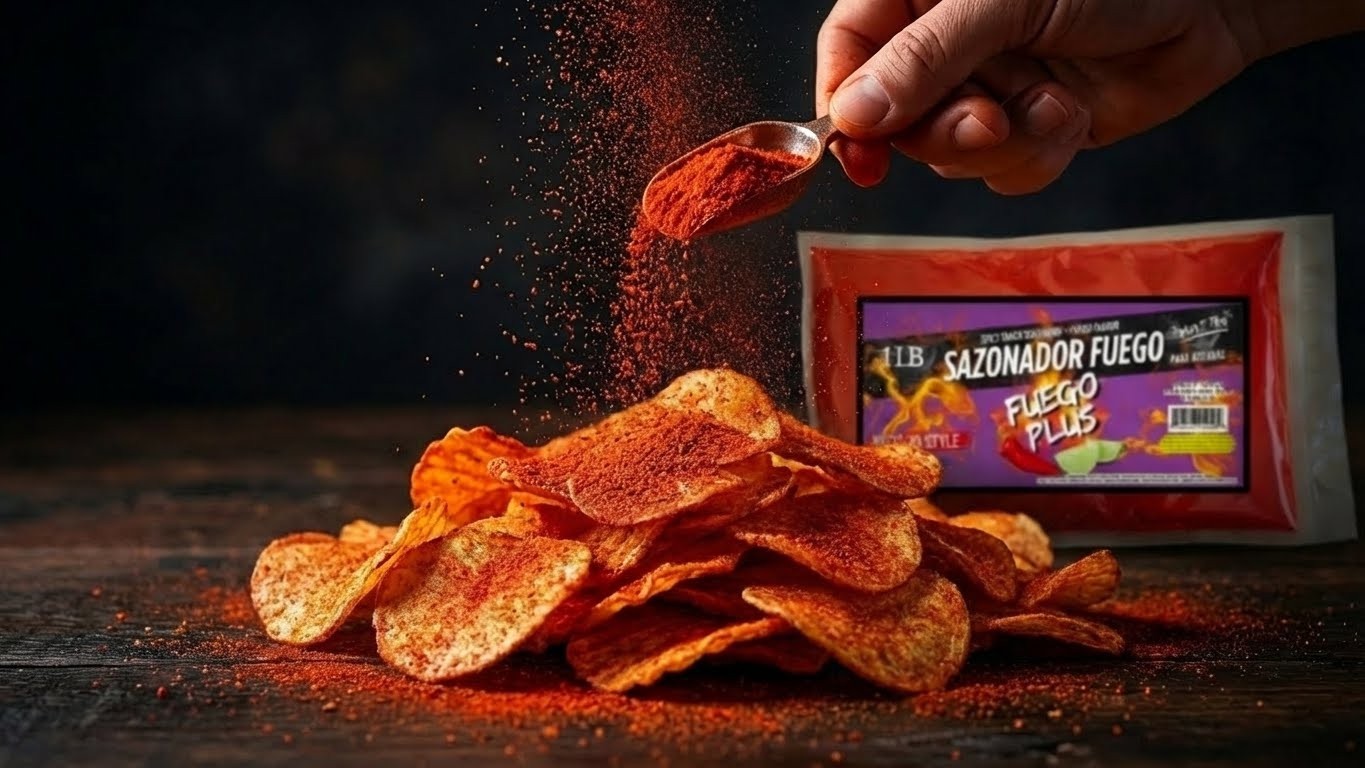 Fuego Seasoning – Extra Spicy Snack Flavor (1 LB) Fuego Sazonador
