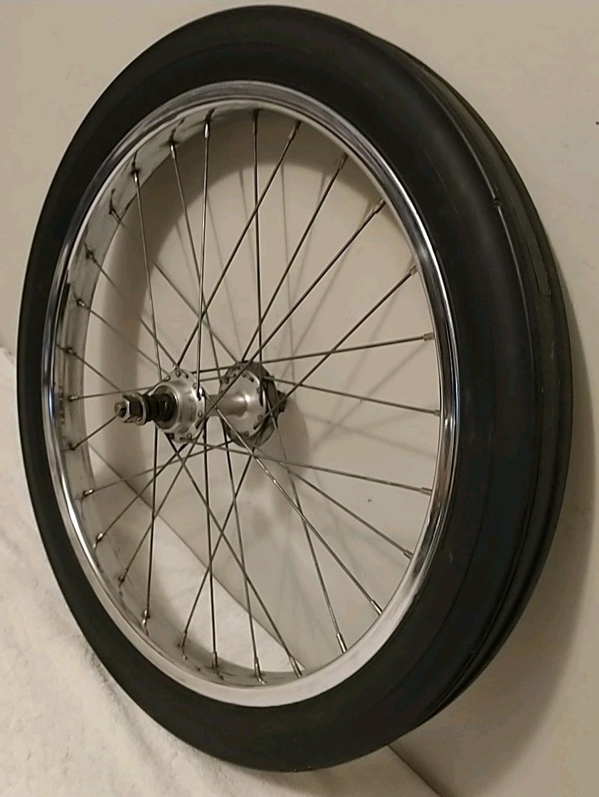 Vintage 1970's Schwinn 28 Spoke 20" Exerciser Bike Wheel