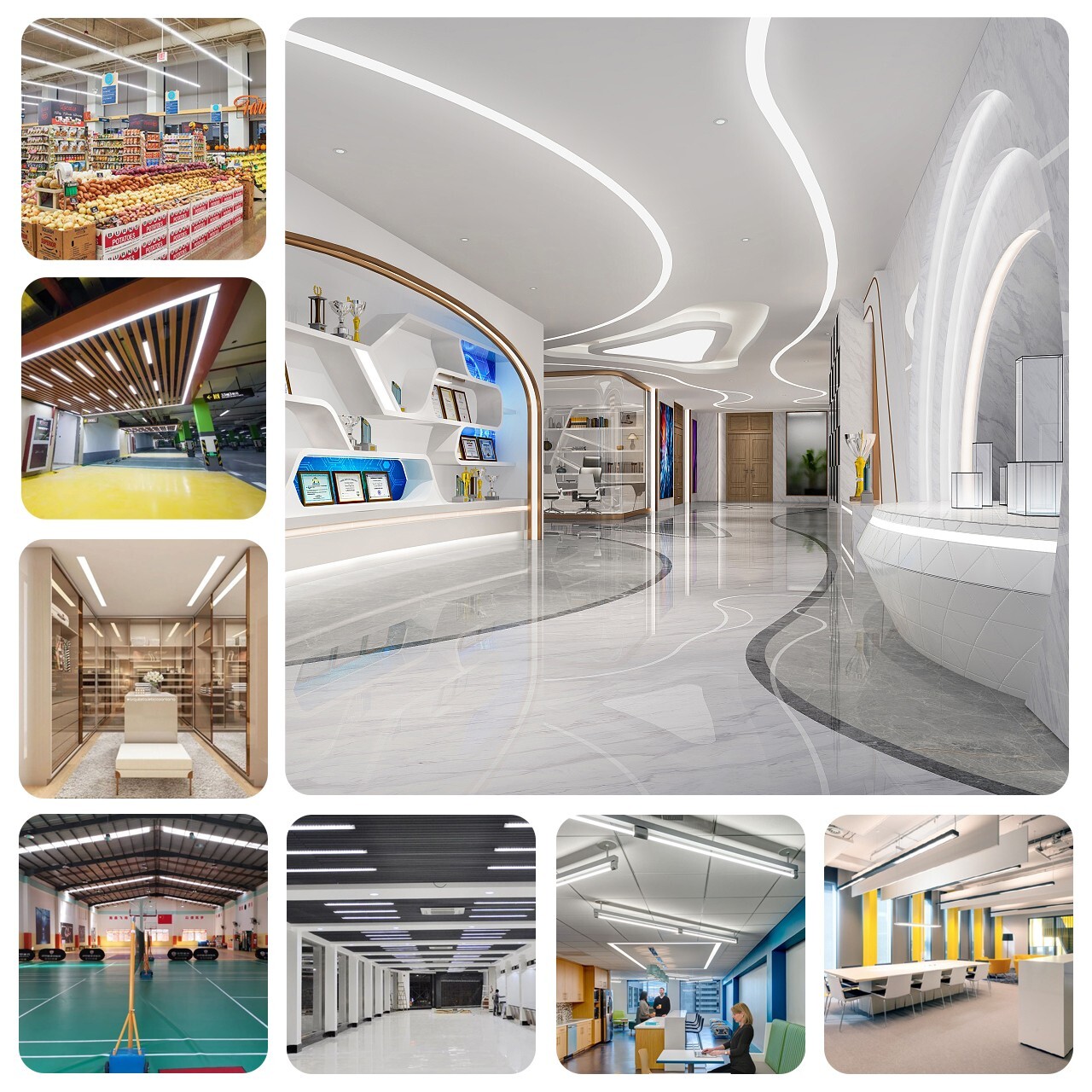 6 Pack LED T5 Integrated Single Fixture 4FT 20W LED Shop Light 6500K SuperBright