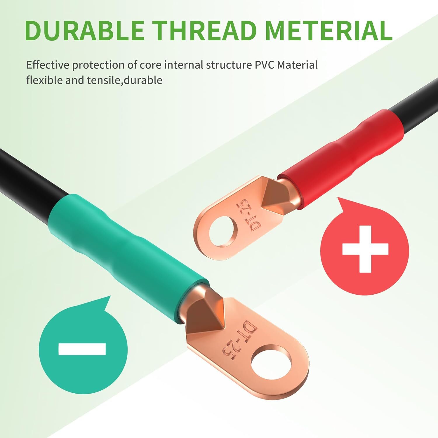 10L0L Golf Cart Battery Cables for 36V & 48V EZGO TXT Medalist 1994 up, 4 Gauge