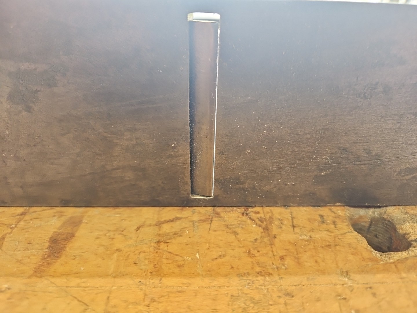 British Infill Plane Only Makers Mark Are Moulson Brothers Stamp On Iron Blade