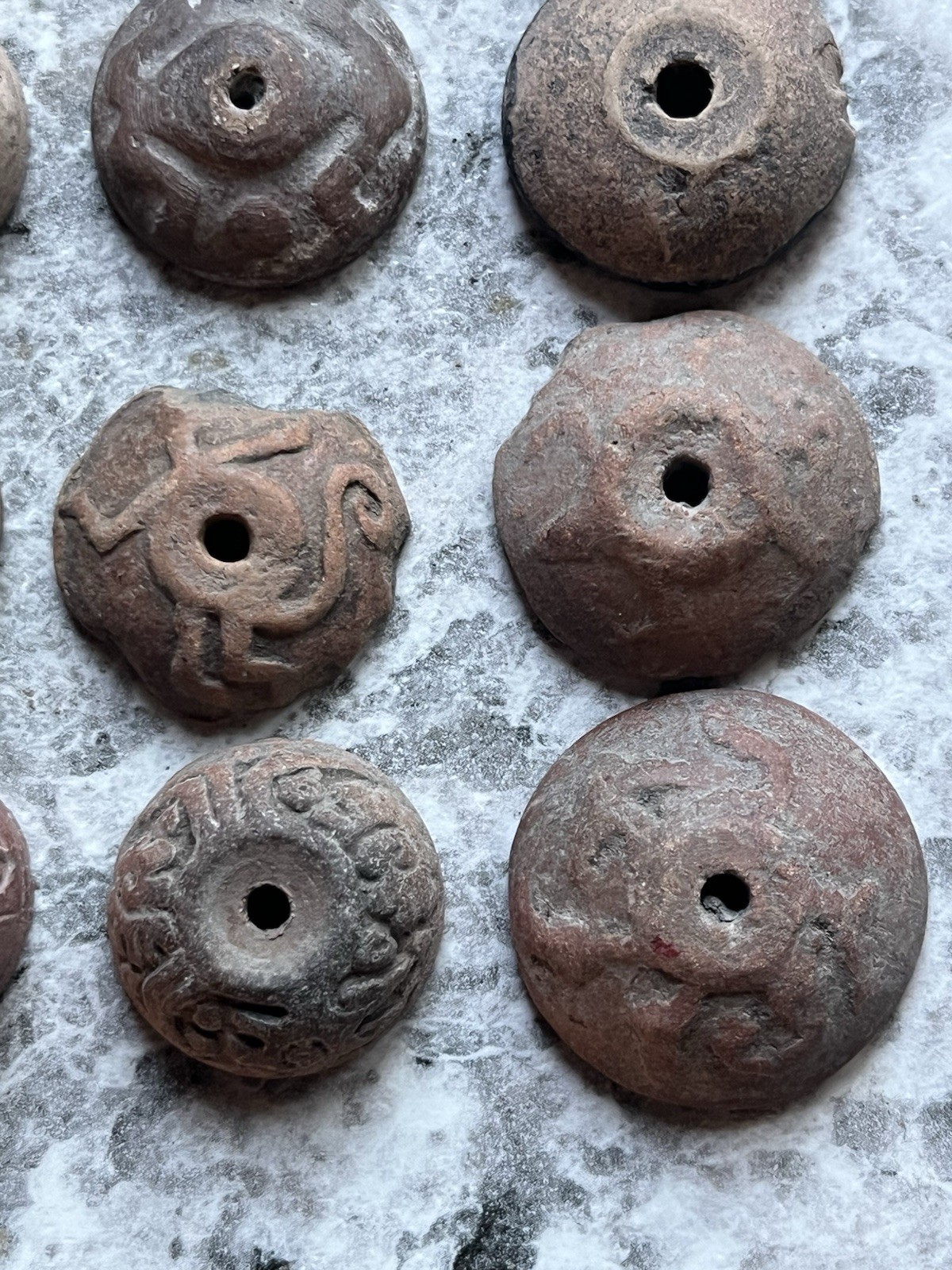 23 Teotihuacan Ancient Artifacts PreColumbian Beads Mayan Mezcala Free Shipping