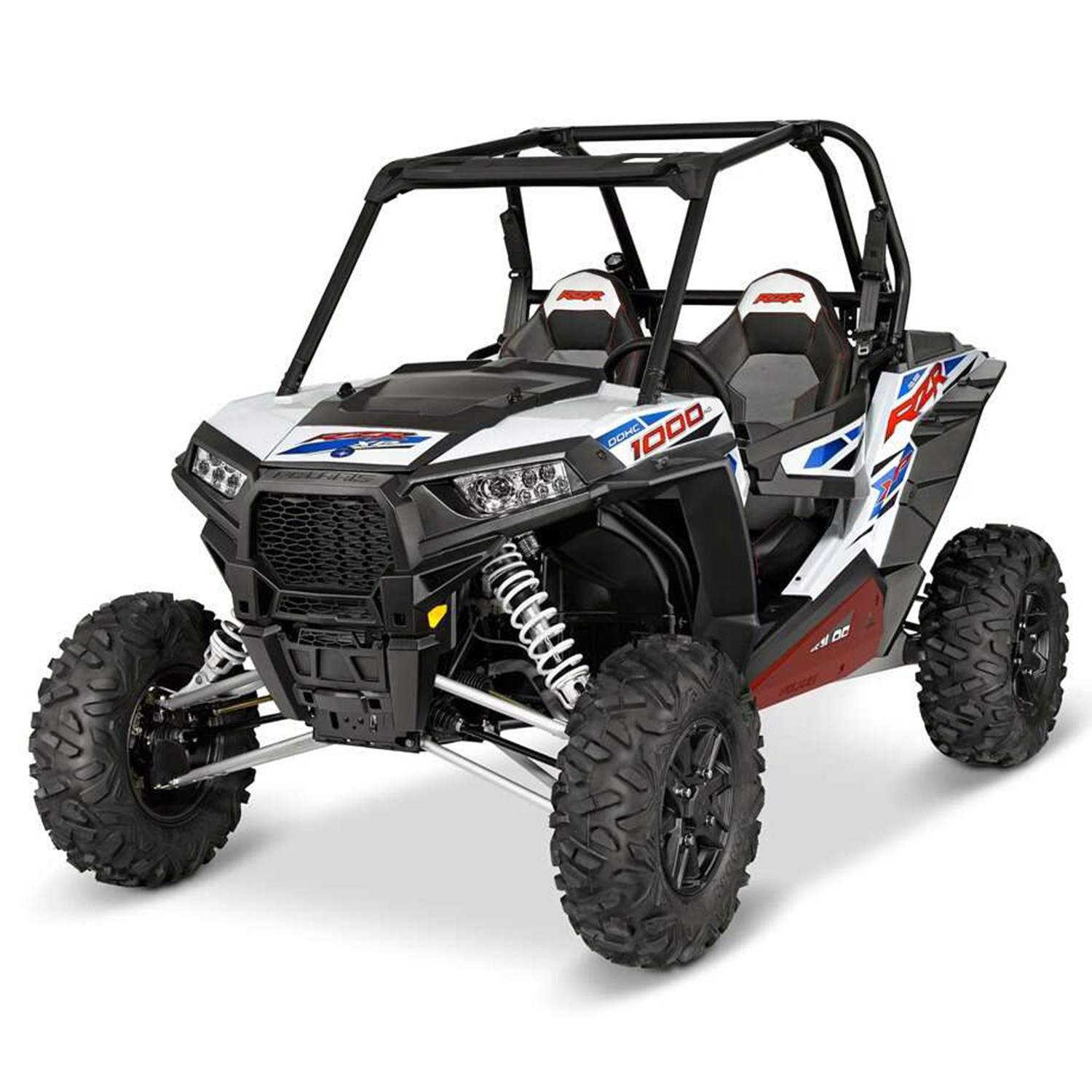 Polaris Low Profile Rock Sliders, 2-Seat, Indy Red, for RZR Models - 2881587-293