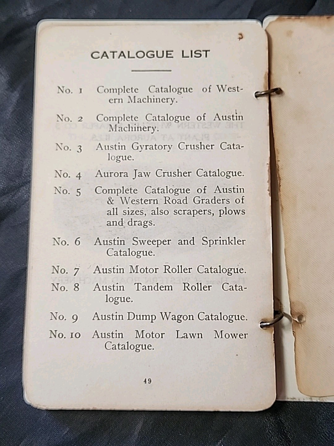 1915/1916 Compliments Of The Austin- Western Road Machinery Co/Nude