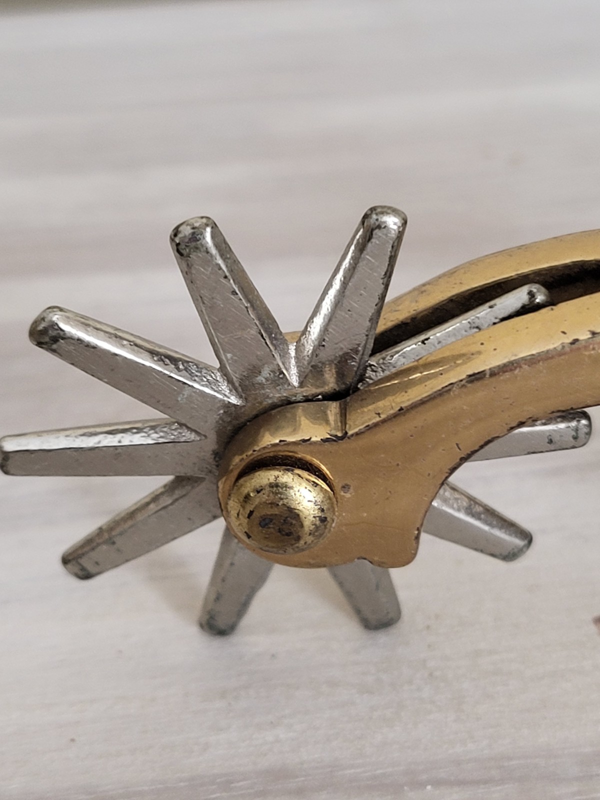 HERCULES BRONZE SPURS Horse Head Star