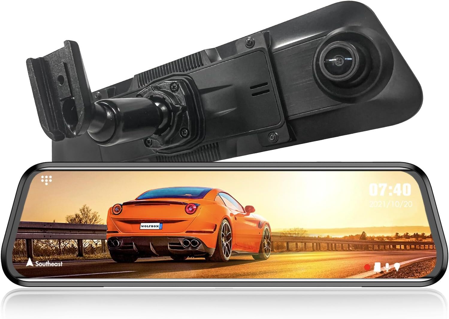 WOLFBOX OEM Bracket for Type-C G840S/G840H/G850/G900 Mirror Dash Cam