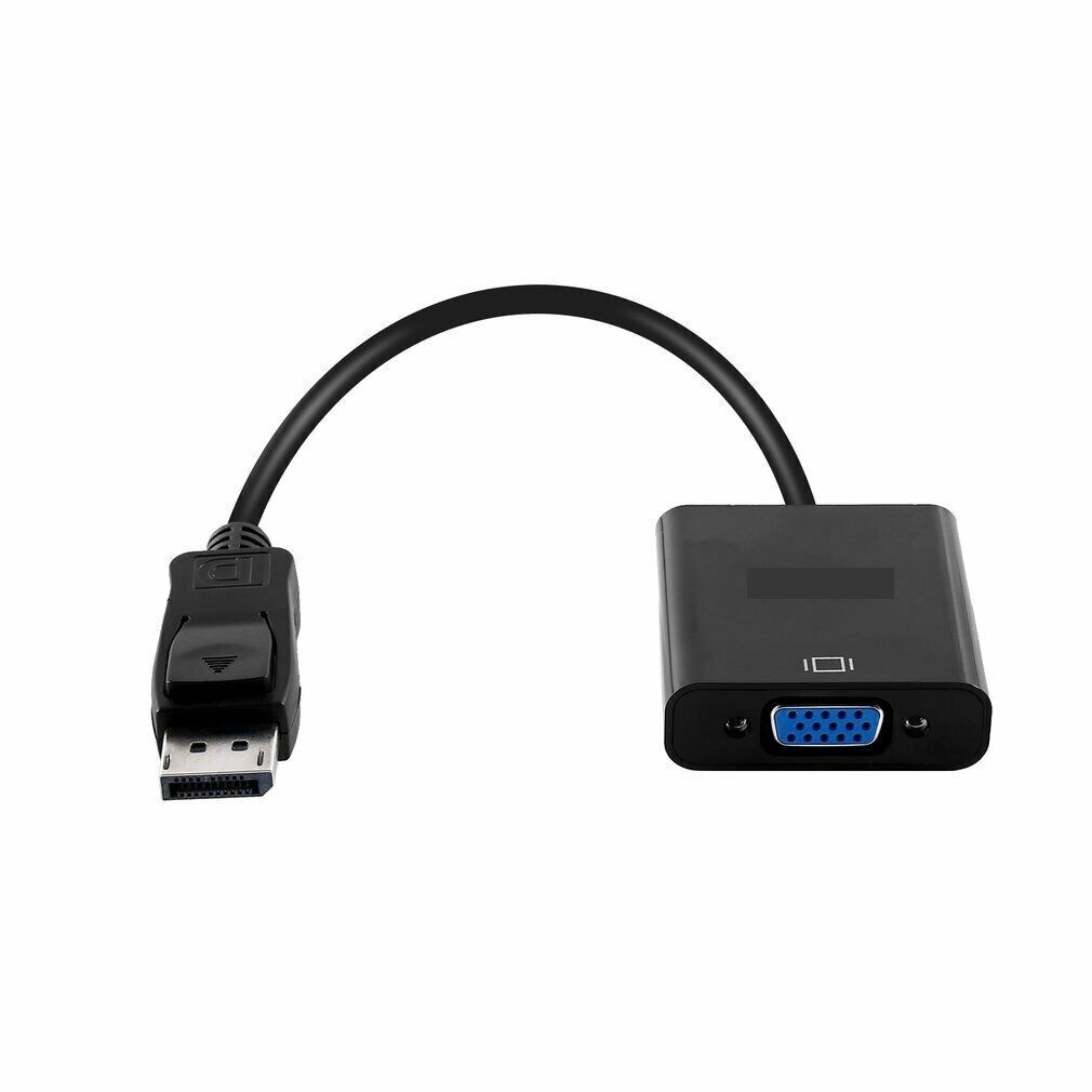 Display Port DP to VGA Adapter Cable cord 1080P for laptop desktop Game Monitor