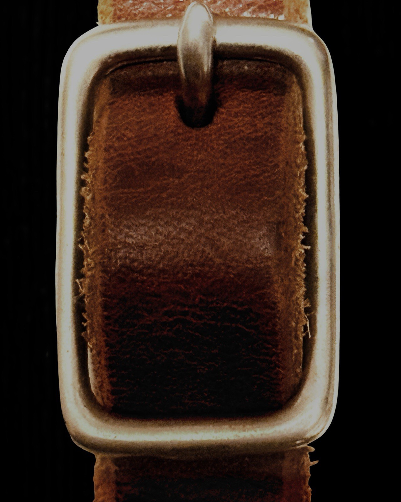 Vintage Hand-Tooled Leather Canteen - Artisan Phoenix Bird Design - 8.5" Round