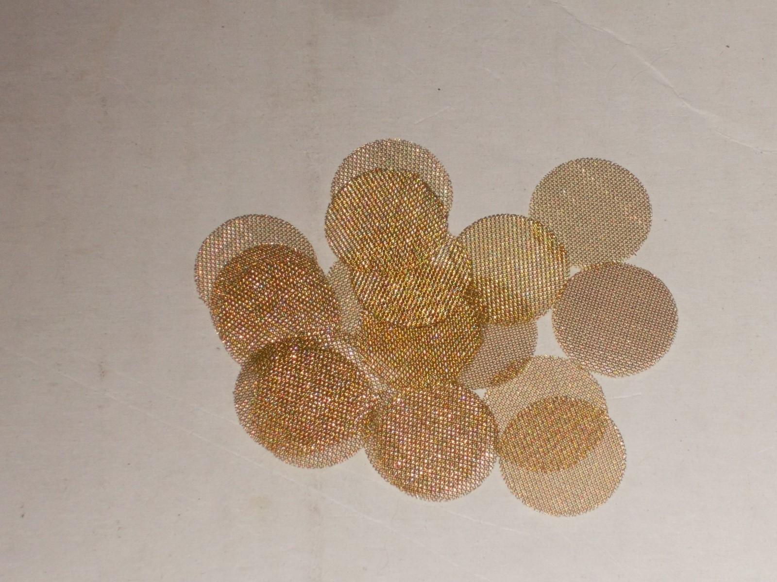 20 Brass smoking screens for pipes 3/4" 19mm HEAVY DUTY - Shipping 1 penny