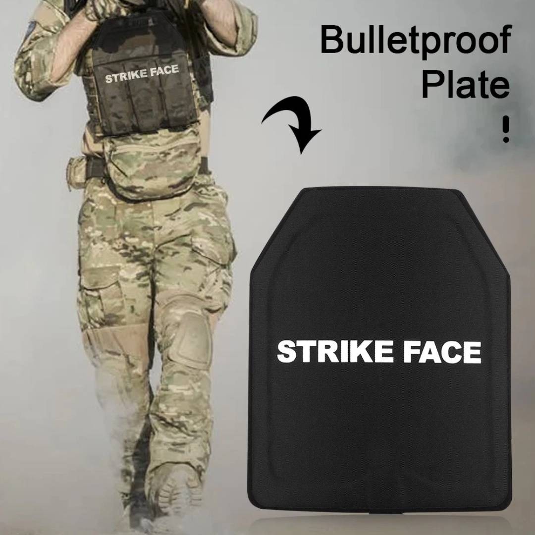 2Pack 10x12" Tactical Body Armor Plates Bullet Proof Light Weight Level 3A Curve