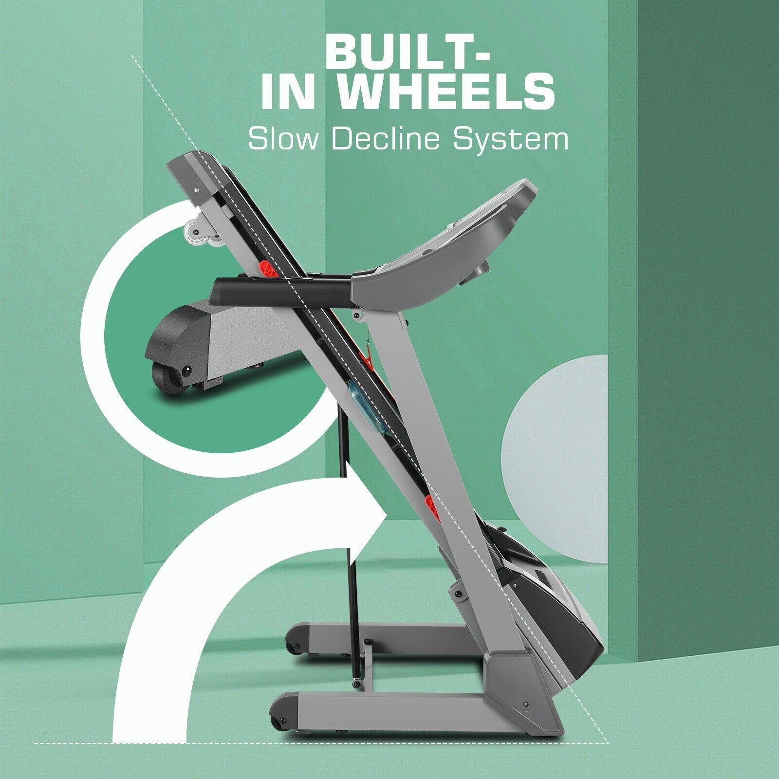 3.25 HP Treadmill with Incline Heavy Duty Running Walking Machine for Home Gym