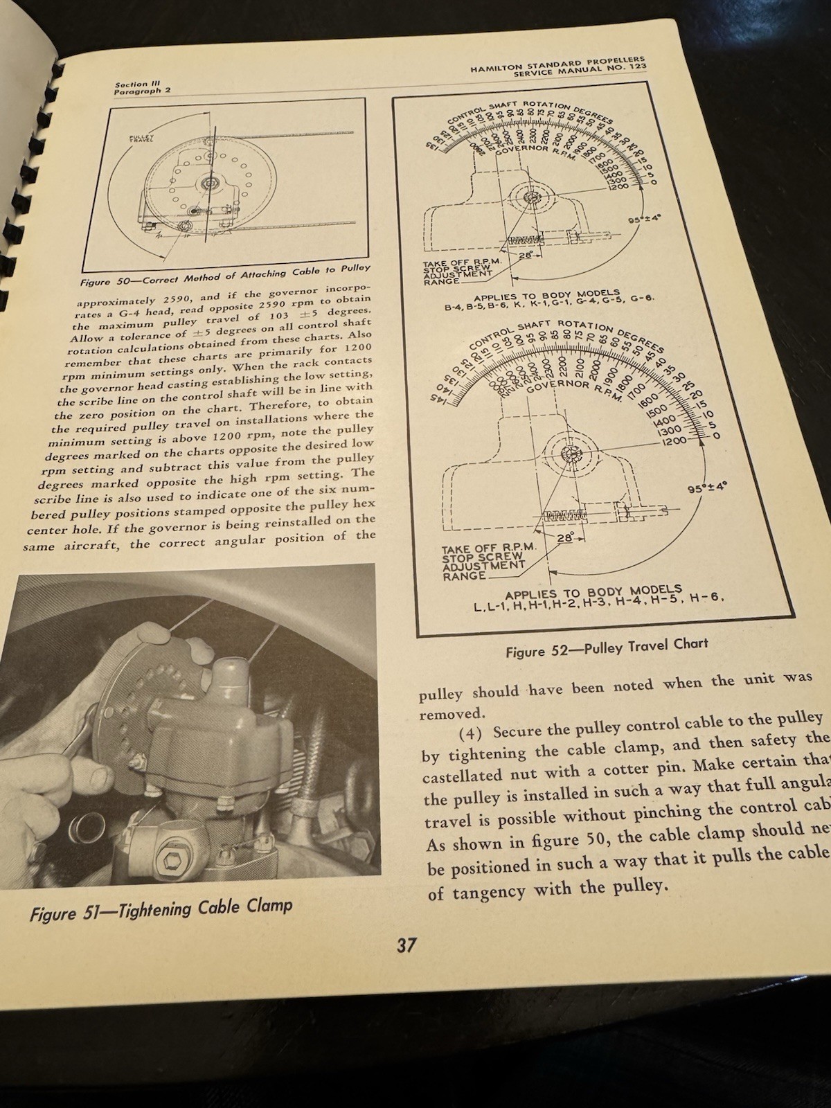 Hamilton Standard Propellers Service Manual 123 Hydromatic Feathering 1944