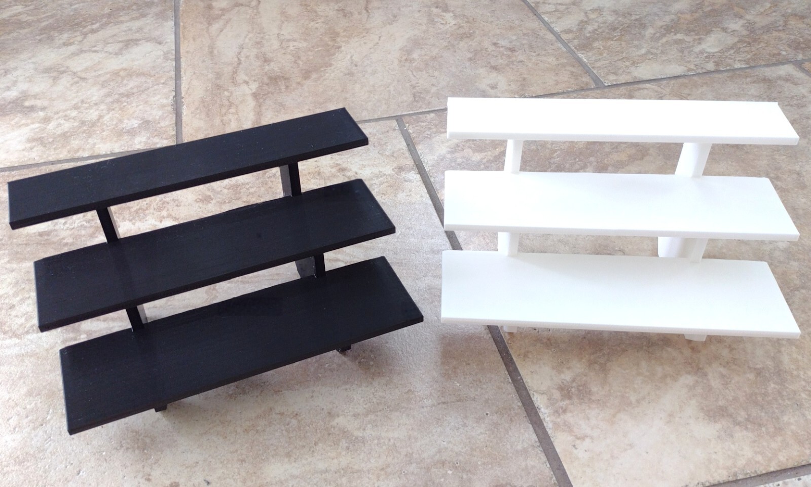 10 inch 3-Tier Black Funko Pop! Display Shelf / Stand with Equal Length Shelves