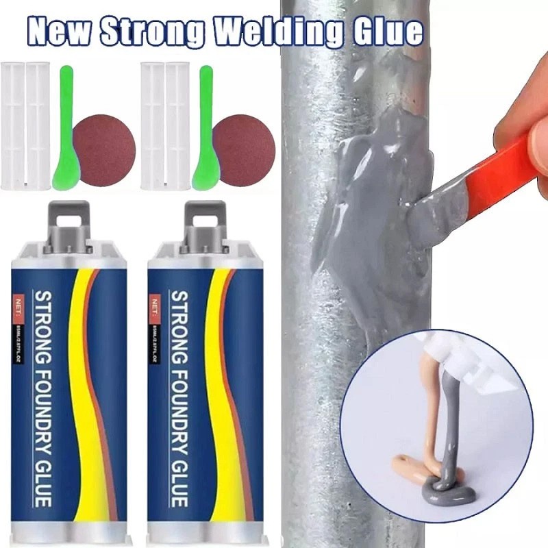 Strong Foundry Glue, High Temperature Resistant Casting Repair,Metal Repair Glue