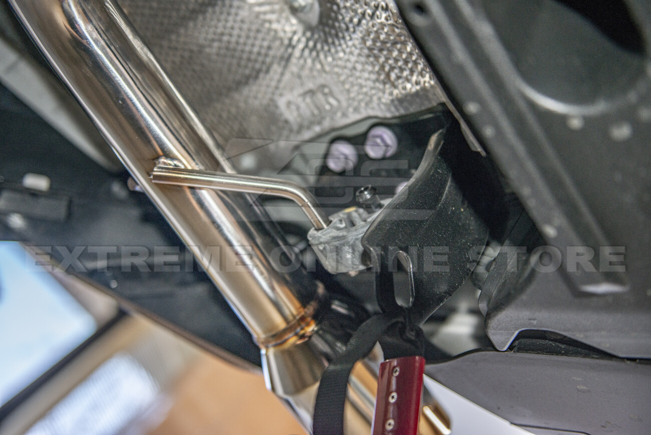 For 21-Up Lexus IS300 IS350 Muffler Delete Axle Back Dual Tips Exhaust Pair