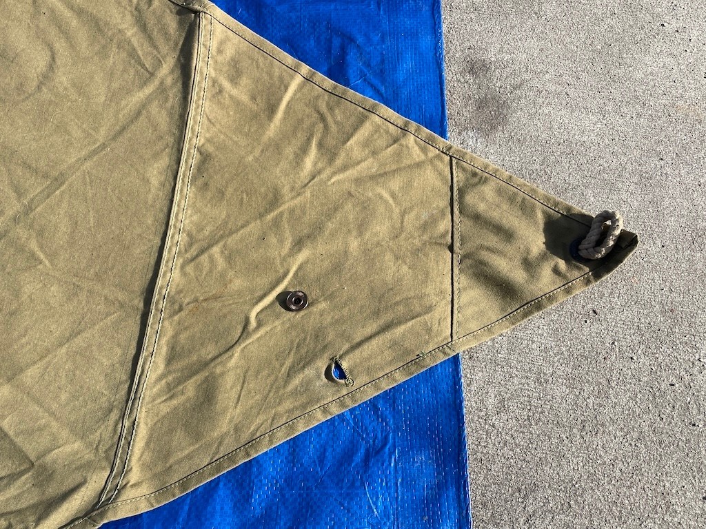 Original M1910 US Military Shelter Half EARLY RARE WW1 Doughboy Pre WW2 Tent Pup