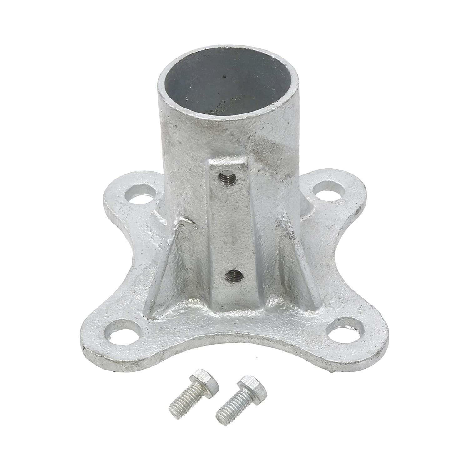 2 1/2" Floor Flange w/ 2 Set Screws (Fits 2 3/8" OD)