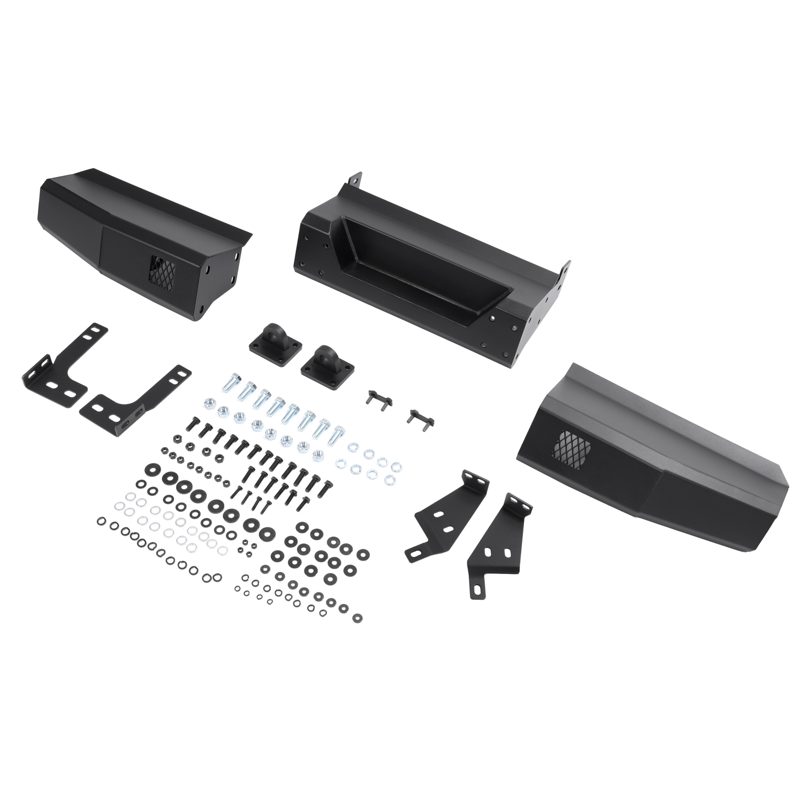 Rear Steel Bumper Powder Coated For Polaris Ranger 1000 /XP 1000 2018-2024 UTV