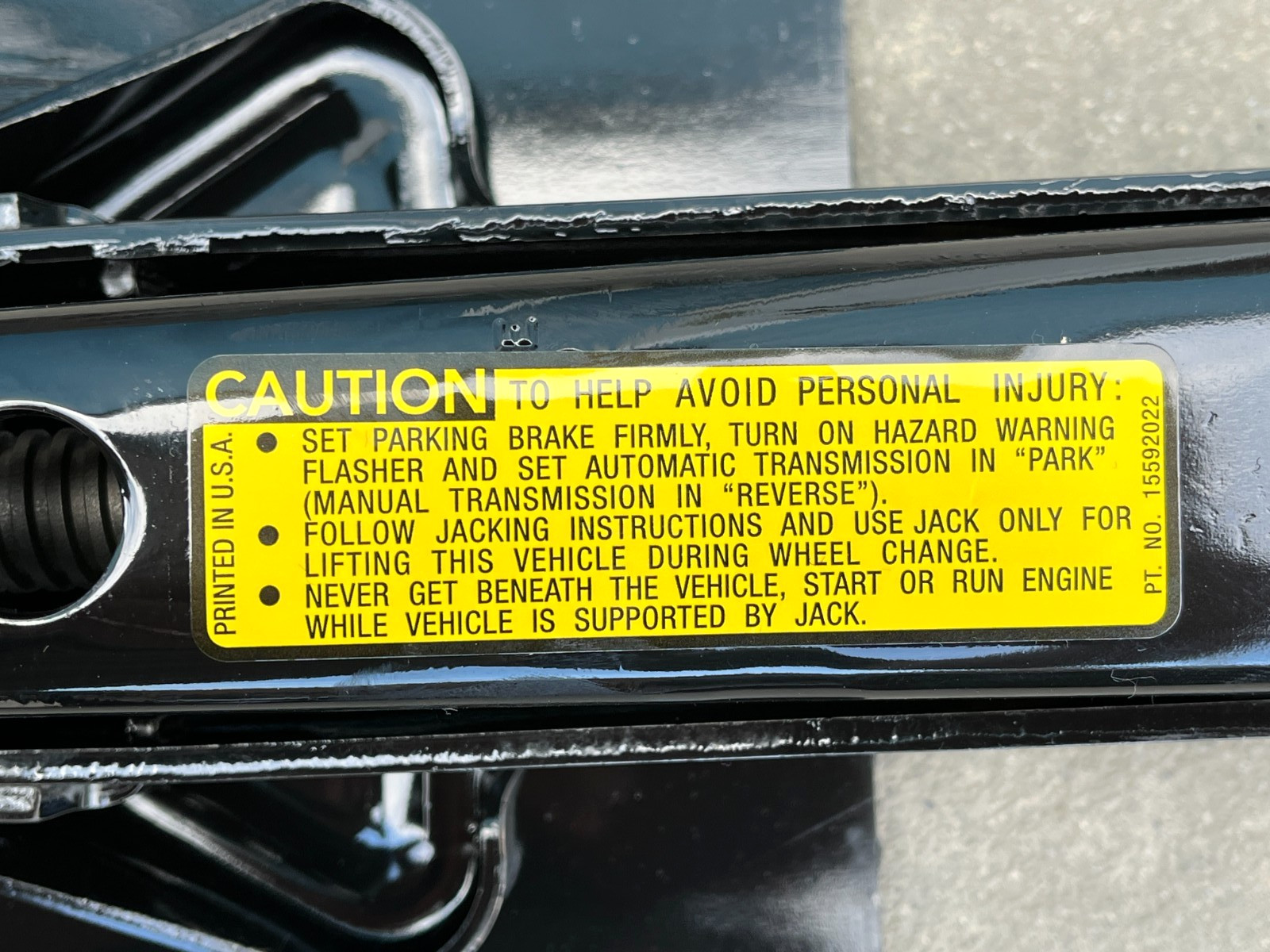 NEW OEM HMMWV 3.5 TON 12447042 18'' HAND COMPACT SCISSOR LIFT JACK KIT 5939822L