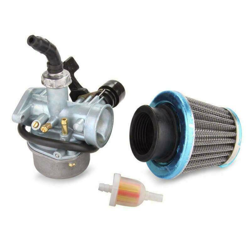50cc 70cc 90cc 110cc 125cc ATV Dirt Bike Go Kart Carb Carburetor Air Filter Kit