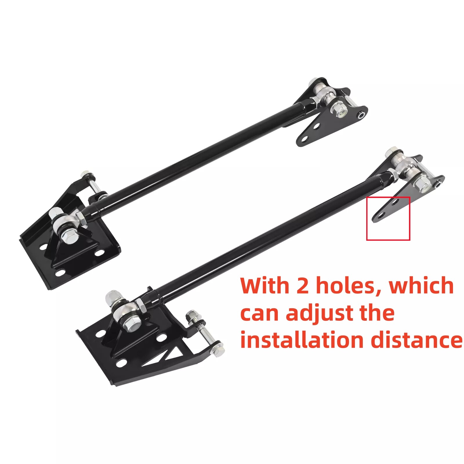 Traction Bars For Chevrolet S10 / GMC Sonoma Jimmy 1982-2004 83 Axle Flipped Kit