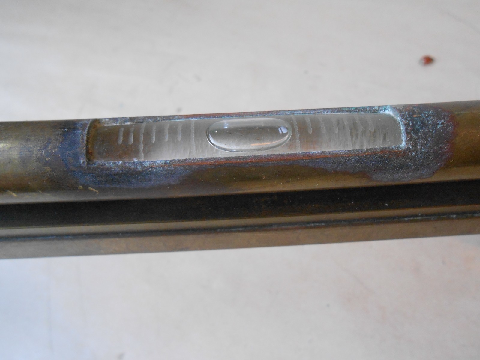 ANTIQUE BRASS BRIDGE LEVEL BILLIARDS TABLE FAB. BY G. CARO PARIS ENGINE TURNED