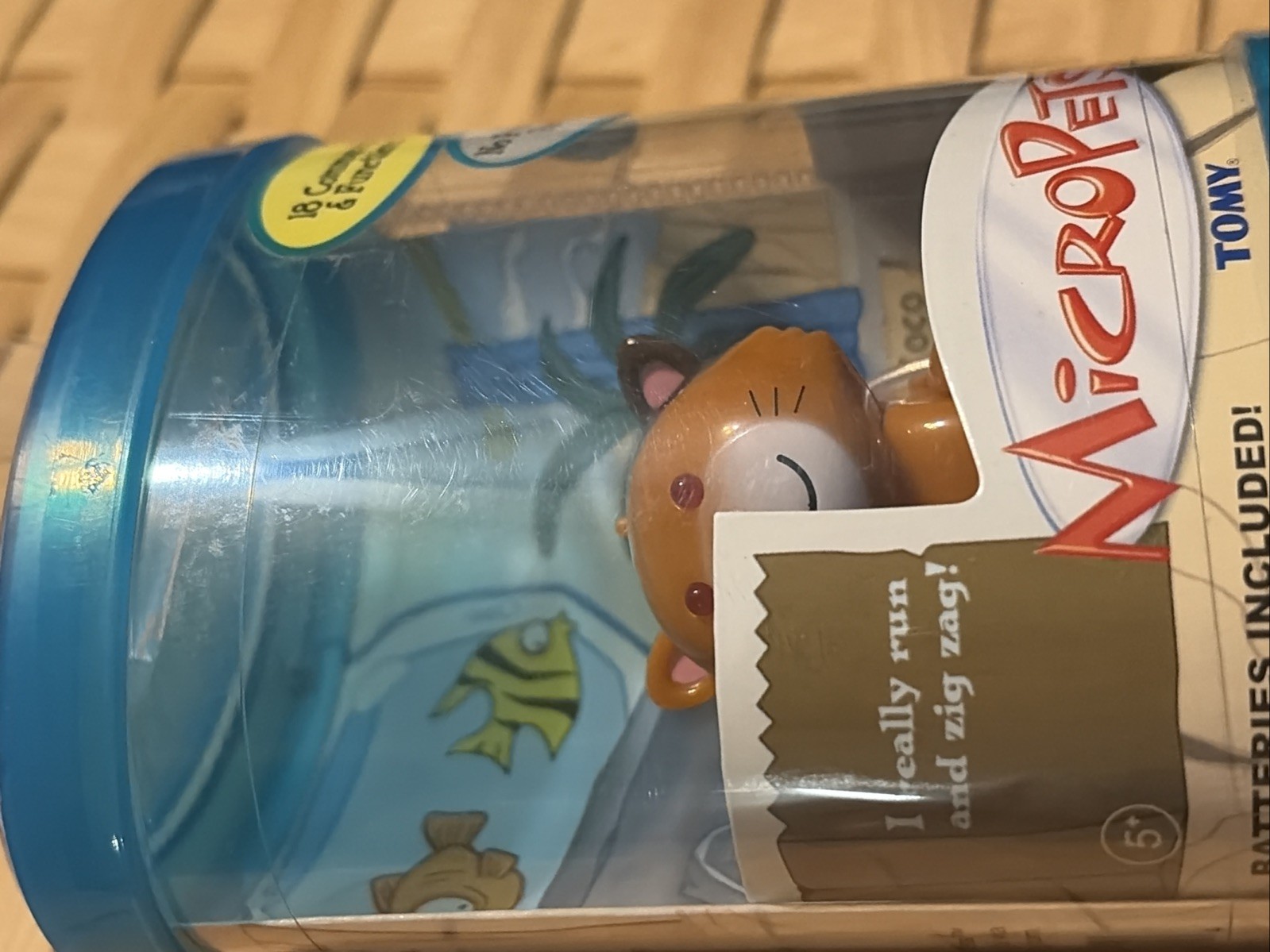 2002 Tomy CO Micro Pets Calico Cat. Rare New In Box. Toys Kids Collectors