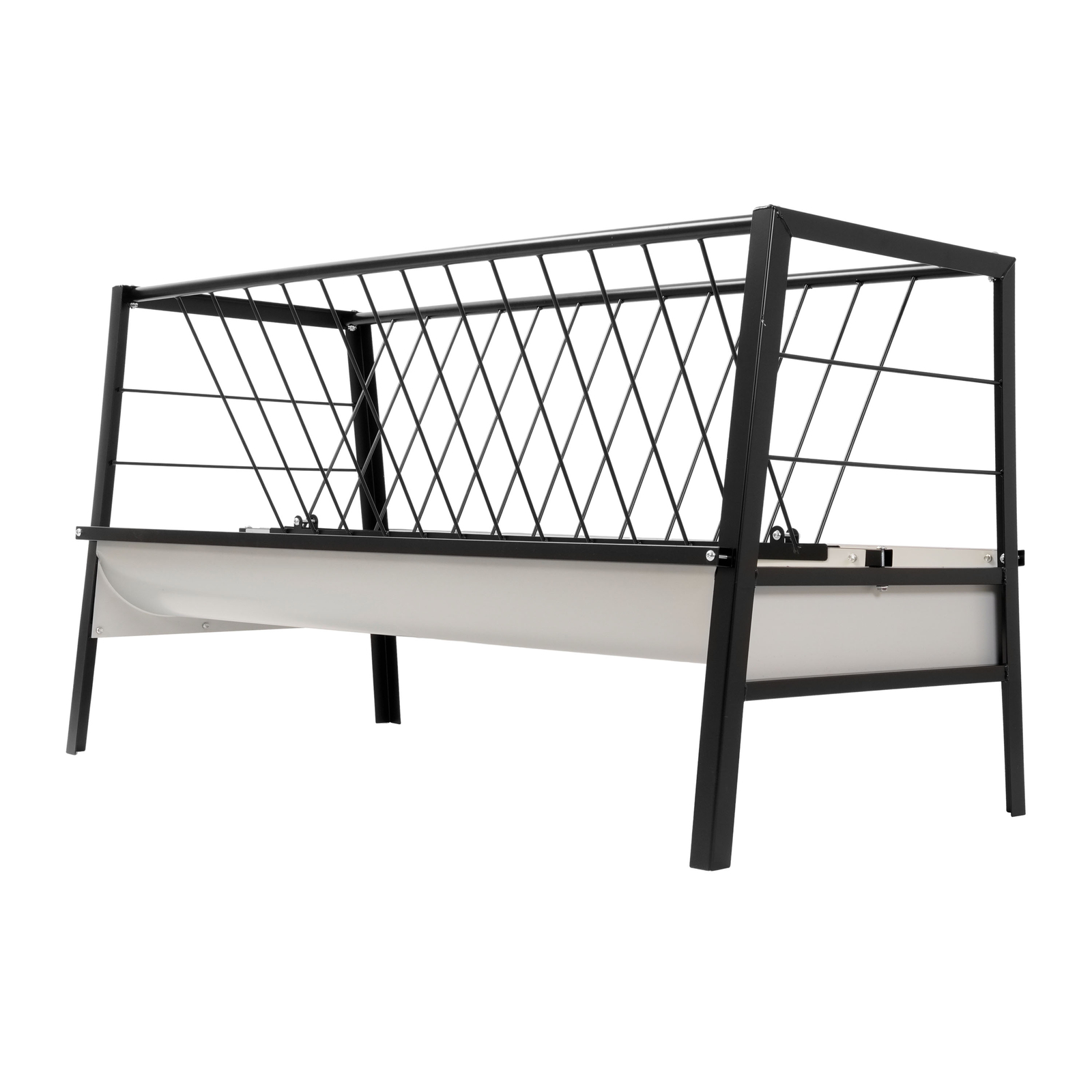 Heavy Duty Deeper Pasture Hay Feeder For Goats Sheep Miniature Horses 59" * 26"