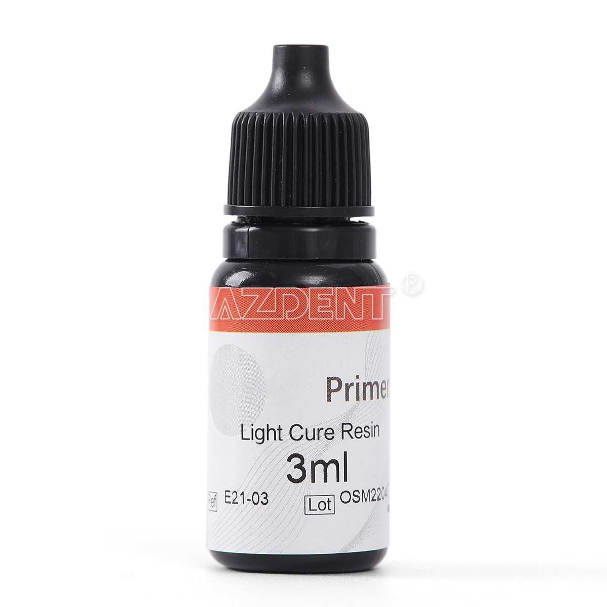 Sistema de pegado de ortodoncia dental de curado por luz para brackets