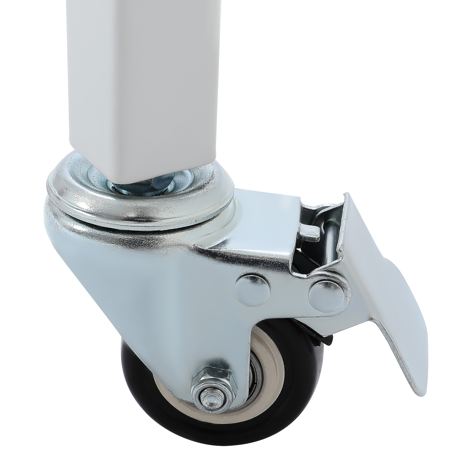 White Rolling Flood Table Stand Hydroponic Germination Trays Plants 4'x8', 4'x4'