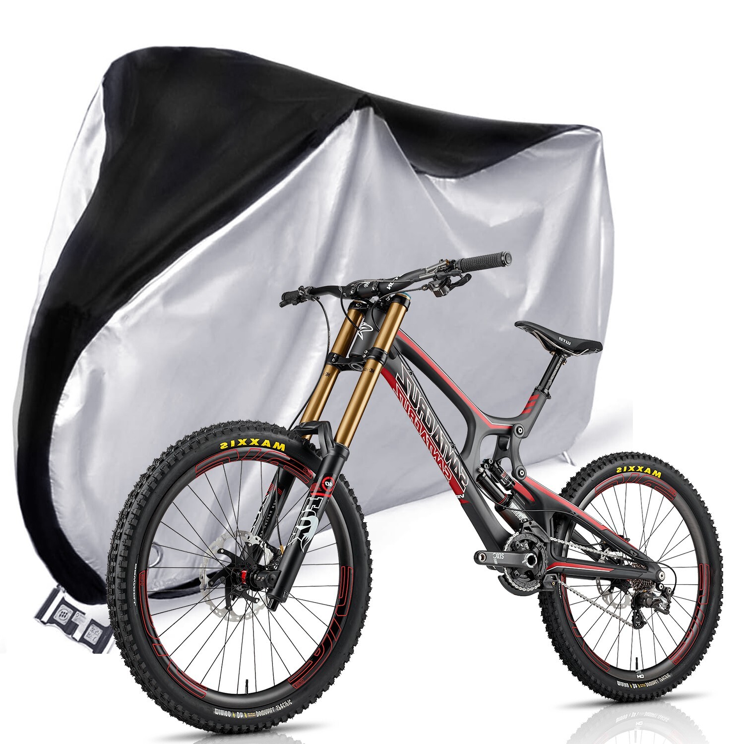 All-Weather Waterproof Outdoor Bike Cover for Rain, Sun, Snow, Dust Protection