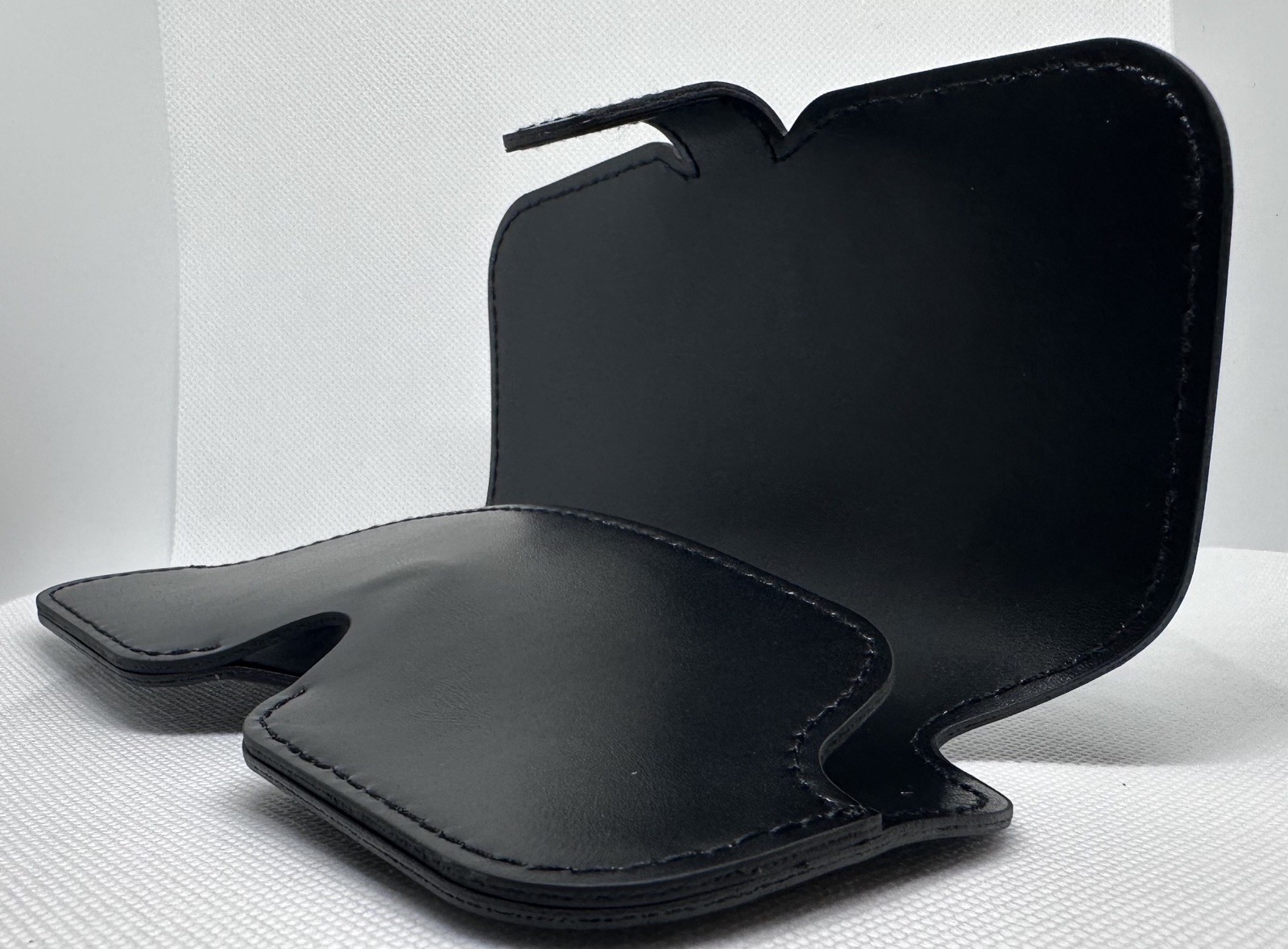 New Saint Laurent Black Authentic Eyeglasses Sunglasses Case w/ Cleaning Cloth