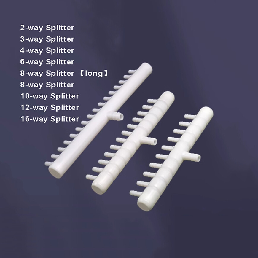 Air Line Splitter Manifold / Plastic Valve 2-8 Way for Aquarium Pond Air Pump