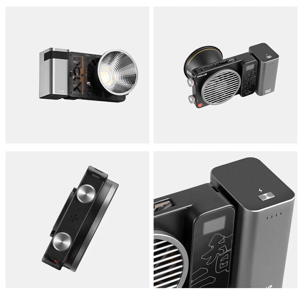Zhiyun MOLUS X100 Combo Led Video Light Pocket Light 2700K-6500K with Softbox
