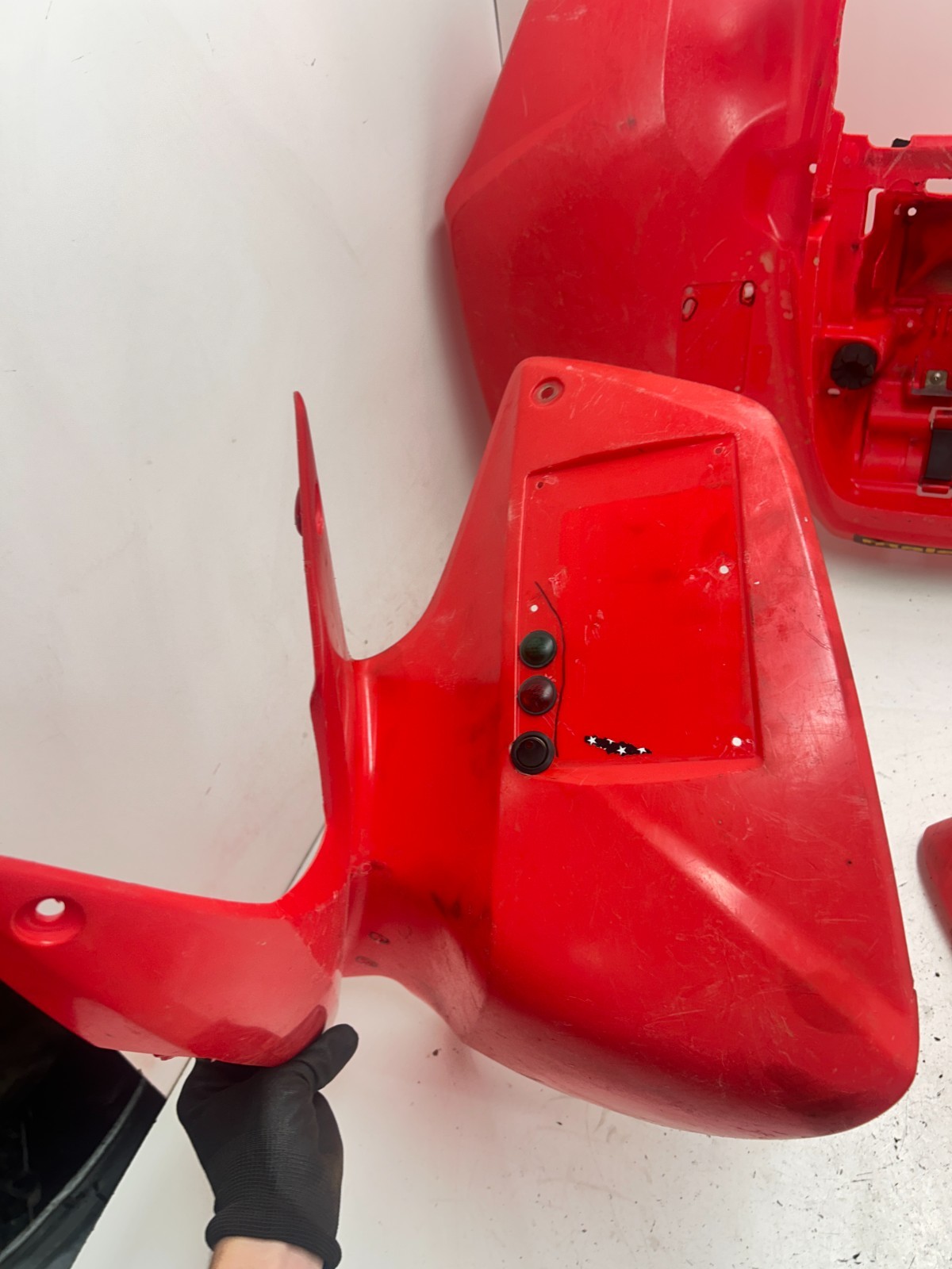 07 Honda Sportrax TRX250EX Trx 250 Ex OEM Plastic Fender Fairing READ DESCRIPTIO