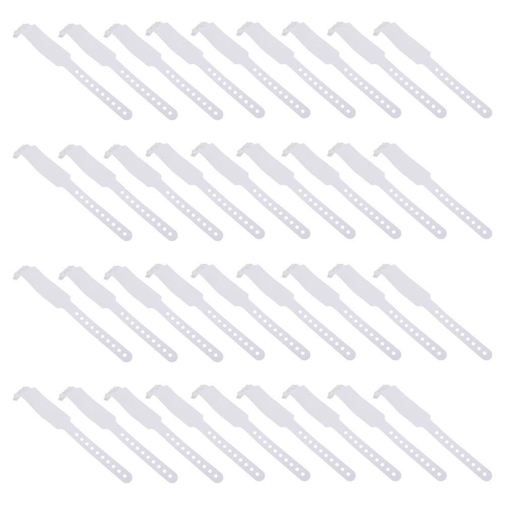 100 Pcs Disposable Hospital Id Wristbands Patient Identification Bands