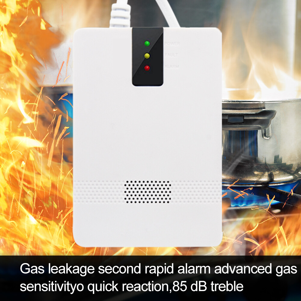 Portable Gas Leak Detector Tester Propane Methane Natural Gas Alarm Sensor Safe
