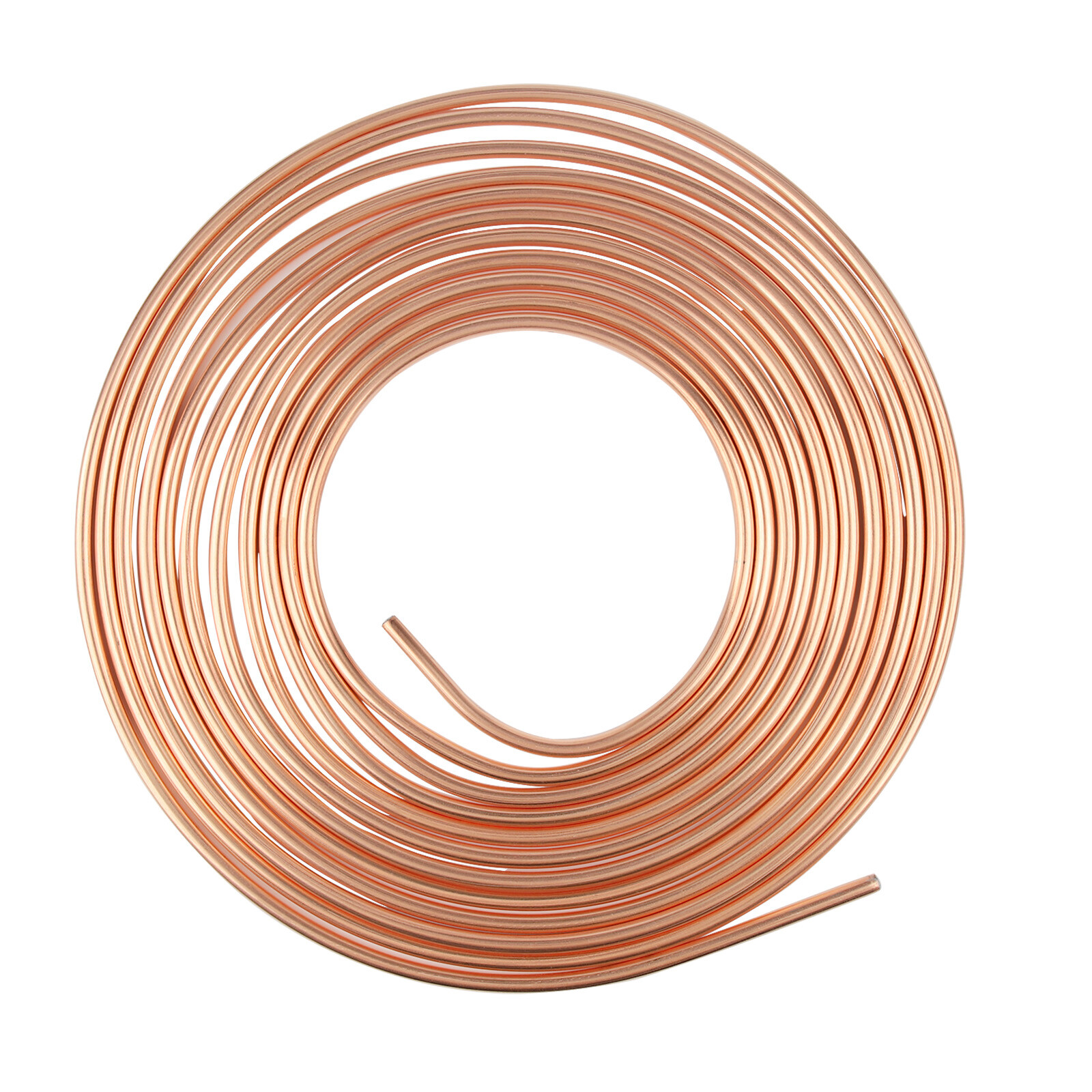 1/4 OD Copper Nickel Brake Line Tubing Kit 25 Ft Coil Roll w/ 16 Fittings US