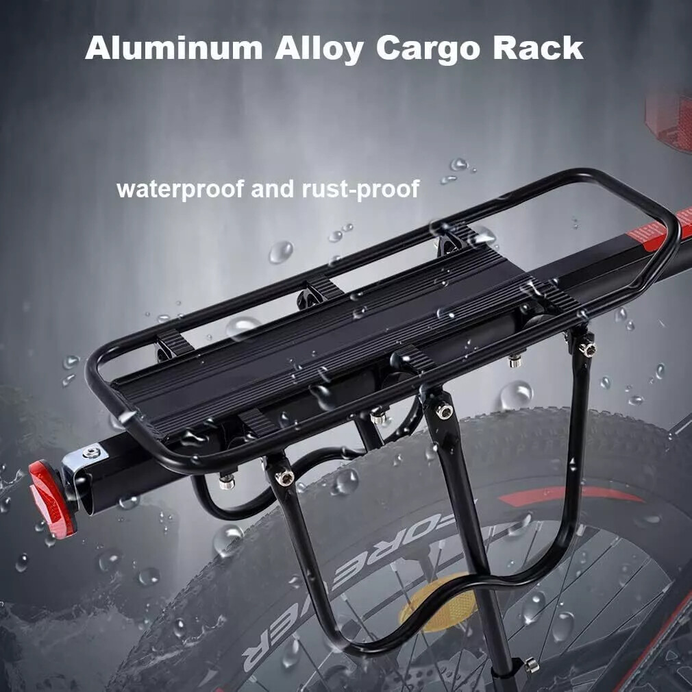 Rear Bike Rack Bicycle Cargo Rack Luggage Carrier Holder Seat Frame Pannier Rack
